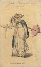 Walking dresses, 1809