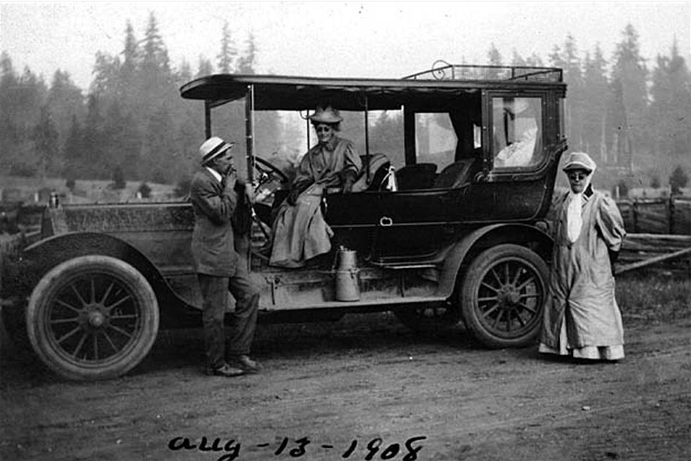 Automobile touring, August 13, 1908
