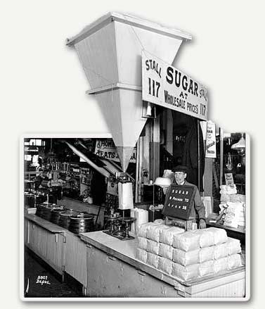 Grocery store, Pike Place Market, 1917