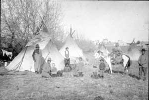 Skitswish and Spokane encampment