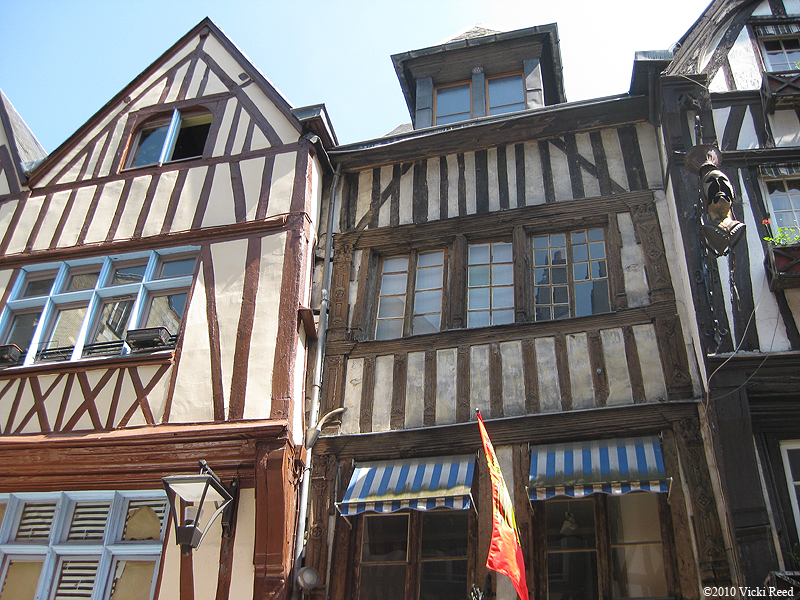 Half-timbered Houses in Rouen