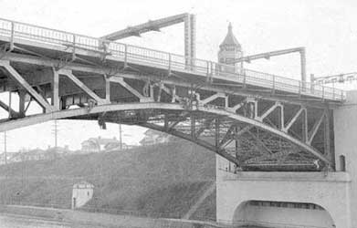 Painters on the Montlake Bridge, 1934