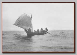 Whaling canoe