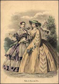 Promenade dress, 1858