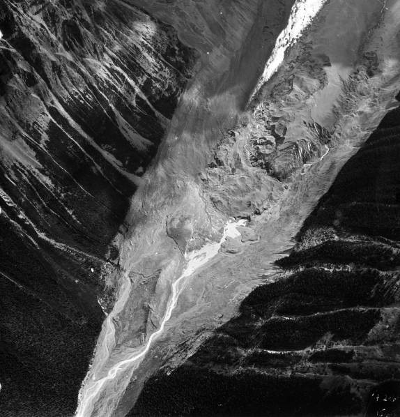Columbia Glacier, Rock Glacier Terminus, 1961