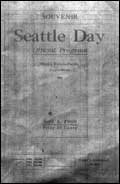 Seattle Day souvenir program