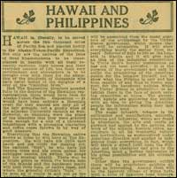 Hawaii and Philippines