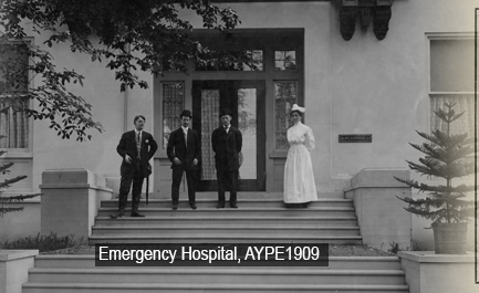 Emergency Hospital, Alaska Yukon Pacific Exposition, Seattle, 1909