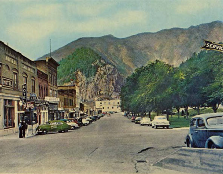 View of Front Street, Leavenworth, Washington, 1953