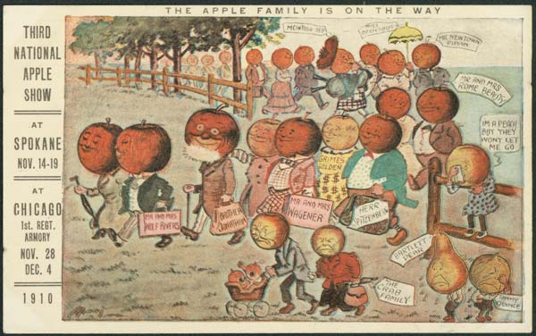 Apple Family postcard