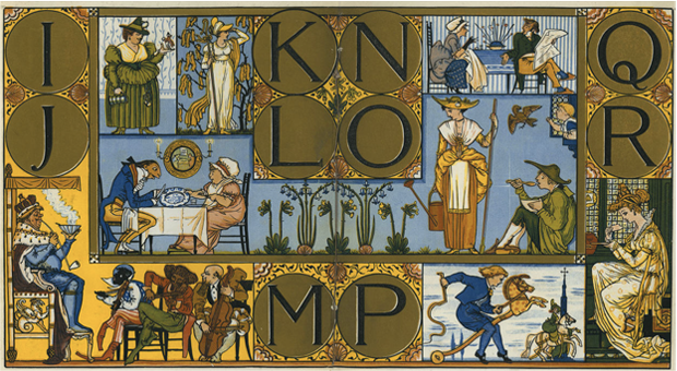 Alphabet of Old Friends, by Walter Crane