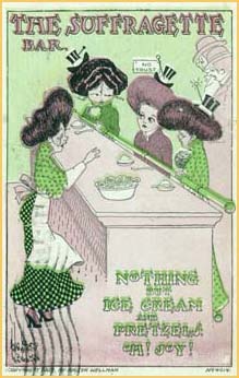 Suffragette Bar Postcard