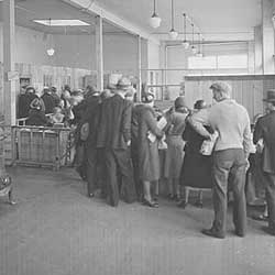 Food bank interior