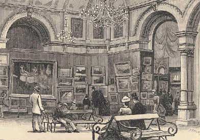 Picture Gallery, International Fisheries Exhibition, London, England, 1883
