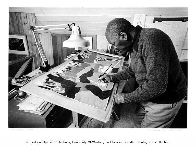 Jacob Lawrence, painting, Seattle