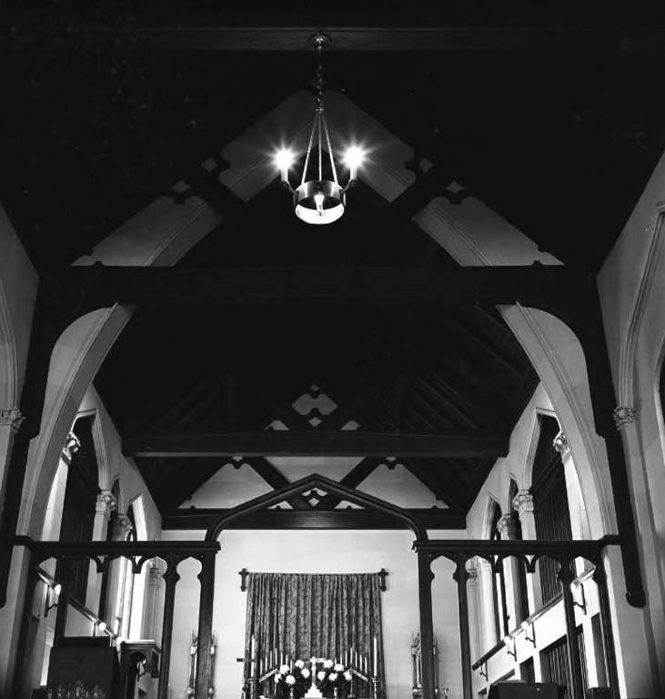 The vaults in the Church of the Epiphany Chapel, Seattle, Washington