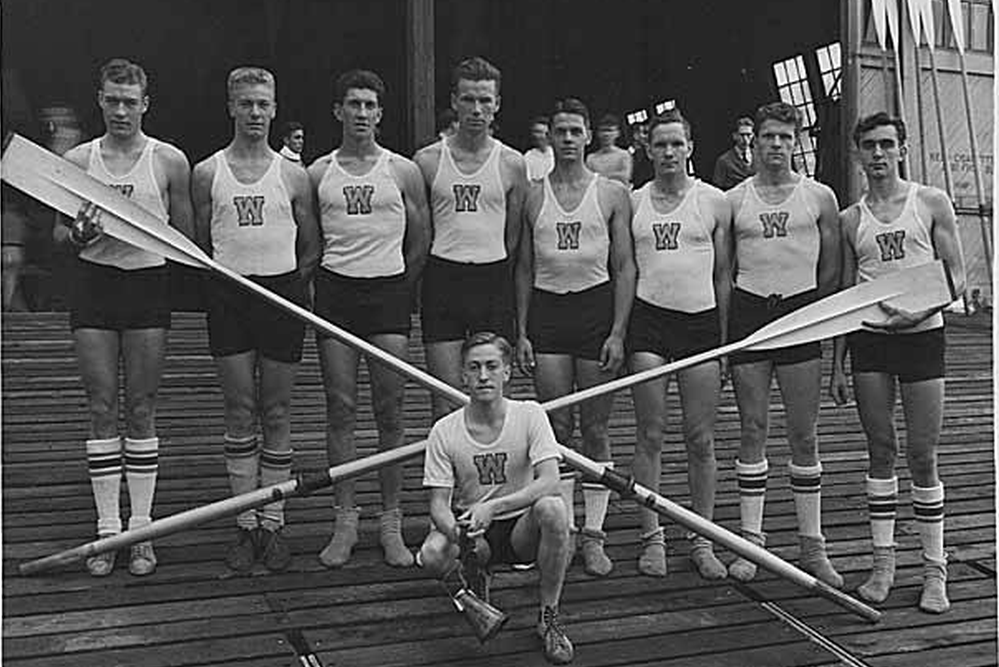 Olympic champion University of Washington varsity crew, 1936