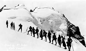 Climbing on Mt. Baker, 1925
