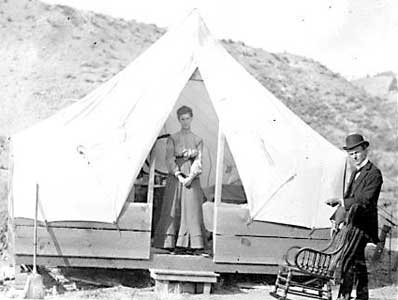 Campers at Chelan in 1903